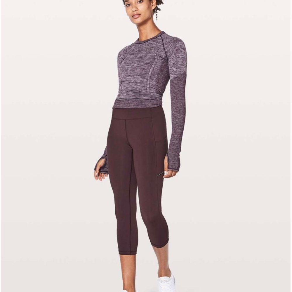 Lululemon speed up crop 21inch leggings